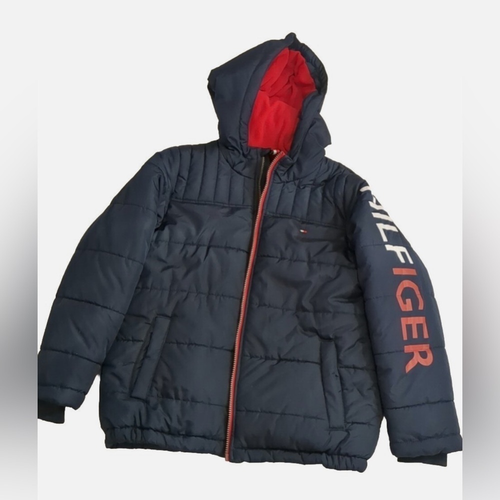 Tommy Hilfiger *kids* Boys Jacket in Size small 7/8 dark blue very well care